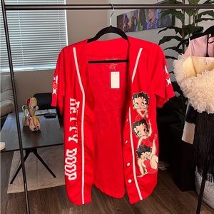 Charlotte Russe - Betty Boop Jersey (Red)
